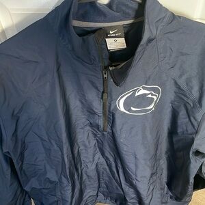 Nike Penn State Nittany Lions Quarter Zip Rain Jacket